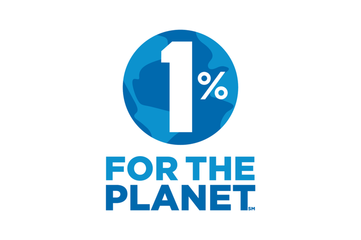 1% For The Planet logo. 